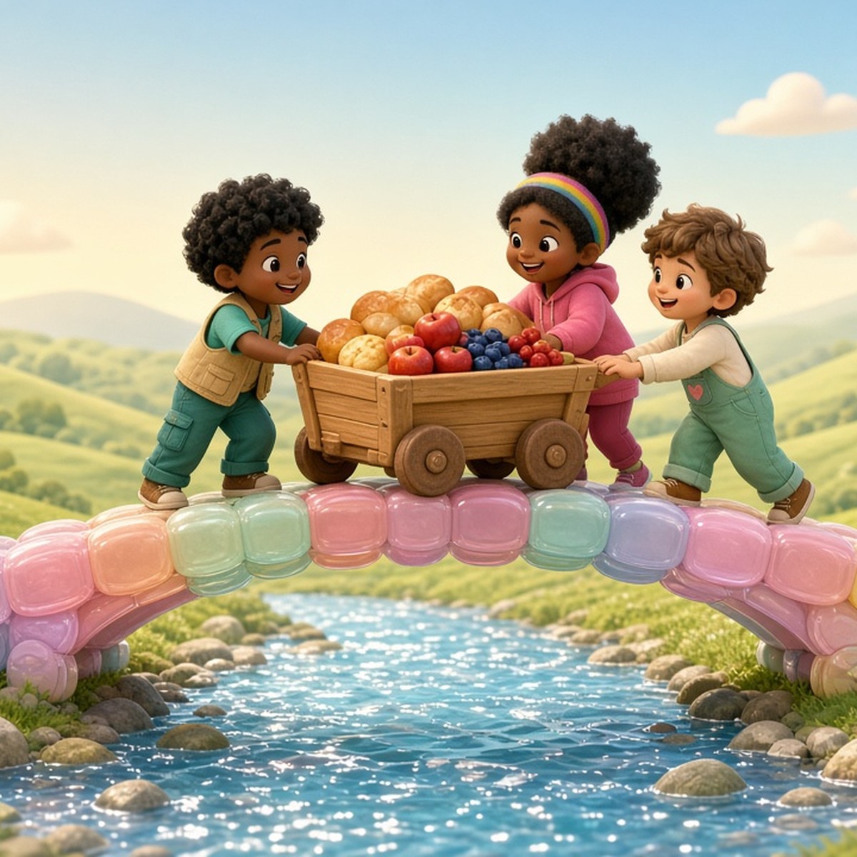 Cover of Push Together at Bubble Bridge